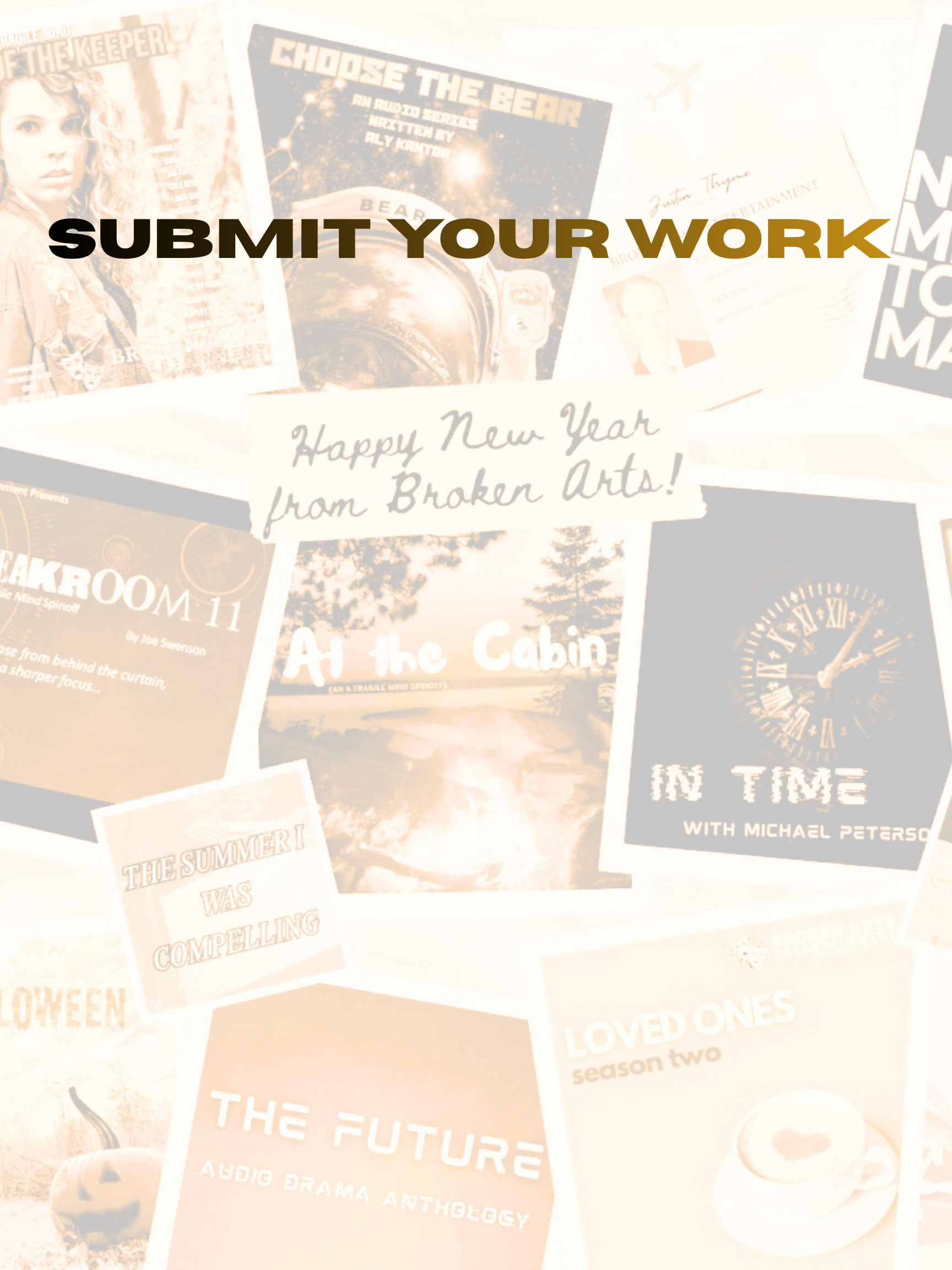 Submit Your Work To Us